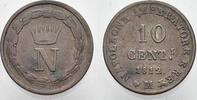 Italien-Königreich (unter Napoleon) 10 Centisimi Napoleon I. 1804-1814. -