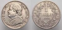 Italien-Kirchenstaat 1 Lira Pius IX. 1846-1878. -