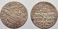 Polen 3 Gröscher 1 Sigismund III. 1587-1632. -