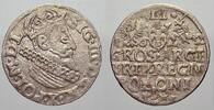 Polen 3 Gröscher 1 Sigismund III. 1587-1632. -