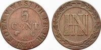 Westfalen, Königreich Cu 5 Centimes Hieronymus Napoleon 1807-1813. -