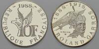 Frankreich 10 Francs Fünfte Republik seit 1958. -