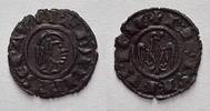 Italien-Sizilien Bi Denaro um 1244 Federico II 1197-1250. VF+