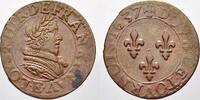Frankreich Cu Double Tournois Ludwig XIII. 1610-1643. -