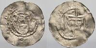 Jever, herzoglich billungische Münzstätte Denar Bernhard II. 1011-1059. -
