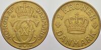 Dänemark 2 Kroner Christian X. 1912-1947. -