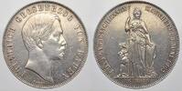 Gulden 1863 Baden-Durlach Friedrich I. 1852-1907. Fast vorzüglich