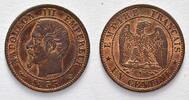 Frankreich Un centime Napoleon III. 1852-1870. -