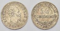 Italien-Königreich 50 Centesimi Vittorio Emanuele II 1849-1878. -