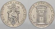 Italien-Kirchenstaat 1 Lira 1950 Pius XII. 1939-1958. BU