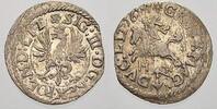 Polen-Litauen Groschen 1614 HW Sigismund III. 1587-1632. Selten. Kl. Zainende, fast vorzüglich mit P