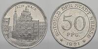 Neisse (Schlesien) Stadt 50 Pfennig (Aluminium) Neisse (Schlesien) Stadt 1914-1923. -