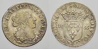 Frankreich-Dombes 1/12 Ecu Anne Marie Louise de Bourbon 1650-1693. -