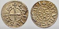 Karolinger Denar 840-877 n. Chr. Karl der Kahle 840-877. Attraktives Exemplar. EF mit schöner Patina
