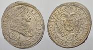 Haus Habsburg 6 Kreuzer Leopold I. 1658-1705. -