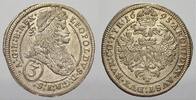 Haus Habsburg 3 Kreuzer (Groschen) Leopold I. 1658-1705. -