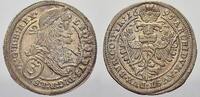 Haus Habsburg 3 Kreuzer (Groschen) Leopold I. 1658-1705. -