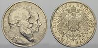 Baden 2 Mark Friedrich I. 1856-1907. -