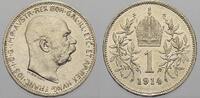 Haus Habsburg 1 Krone Franz Joseph I. 1848-1916. -