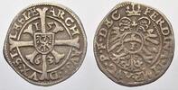 Kreuzer 1563 Schlesien-Der oberste Lehnsherr Ferdinand I. 1526-1564. Sehr schön+