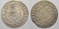 3 Kreuzer 1661  G Schlesien-Der oberste Lehnsherr Leopold 1658-1705. Sehr schön+