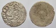 Einseitiger Pfennig 1570 Schlesien-Der oberste Lehnsherr Maximilian II. 1564-1576. Sehr selten. Sehr schön