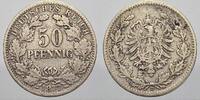 Kleinm&uuml;nzen 50 Pfennig 1877 D Sehr sch&ouml;n 30,00 EUR  Excl. 15,00 EUR Verzending