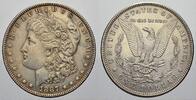 Vereinigte Staaten von Amerika Morgan 1 Dollar 1887 Attraktives Exemplar. EF/EF+