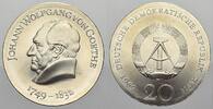 Deutsche Demokratische Republik 20 Mark 1969 Fast stempelglanz 60,00 EUR  Excl. 15,00 EUR Verzending