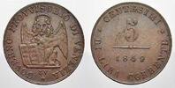 Haus Habsburg Cu 5 Centesimi 1849 ZV Italienische Revolution 1848. Winz.... 39,00 EUR  Excl. 15,00 EUR Verzending