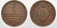 Haus Habsburg Cu 1/2 Kreuzer 1851 B Franz Joseph I. 1848-1916. Fast vorz... 25,00 EUR  Excl. 15,00 EUR Verzending