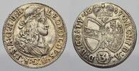 Haus Habsburg 3 Kreuzer (Groschen) 1669 Leopold I. 1658-1705. Vorz&uuml;glich... 60,00 EUR  Excl. 15,00 EUR Verzending