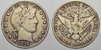 Vereinigte Staaten von Amerika Barber Half Dollar 1915 S VF+