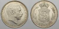 D&auml;nemark 2 Kronen 1916 Christian X. 1912-1947. Vorz&uuml;glich-Stempelglanz 45,00 EUR  Excl. 15,00 EUR Verzending