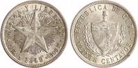 Kuba 20 Centavos 1. Republik -