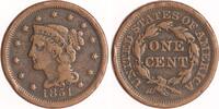 USA One Cent Braided Hair. -