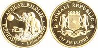 Somalia 10 Dollars African Wildlife - Elephant. -