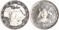Uganda 20 Shillings Apostolische Visite von Papst Paul VI. -