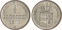 Oldenburg 1/2 Groschen Nicolaus Friedrich Peter 1853-1900. -