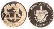 Kuba 5 Pesos Olympische Spiele. -