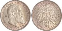 Württemberg 3 Mark Wilhelm II. 1891-1918. -