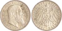 Württemberg 3 Mark Wilhelm II. 1891-1918. -