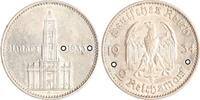 Drittes Reich 2 Reichsmark Garnisonkirche mit Datum. -