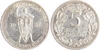 Weimarer Republik 5 Reichsmark Rheinlande. -