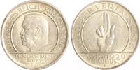 Weimarer Republik 3 Reichsmark Verfassung. -