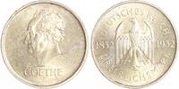 Weimarer Republik 3 Reichsmark Goethe. -