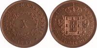 Portugal 10 Reis Maria II. 1834-1853. -