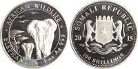 Somalia 100 Shillings African Wildlife - Elephant. -