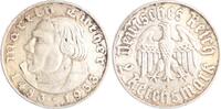Drittes Reich 2 Reichsmark Martin Luther. -