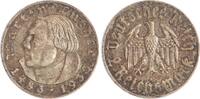 Drittes Reich 2 Reichsmark Martin Luther. -